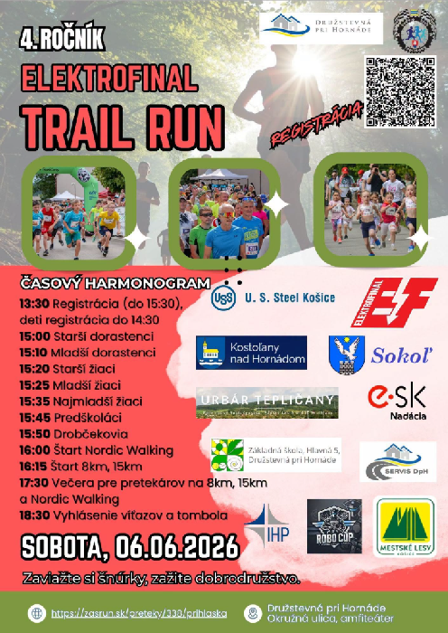 Elektrofinal Trail Run Družstevná pri Hornáde
